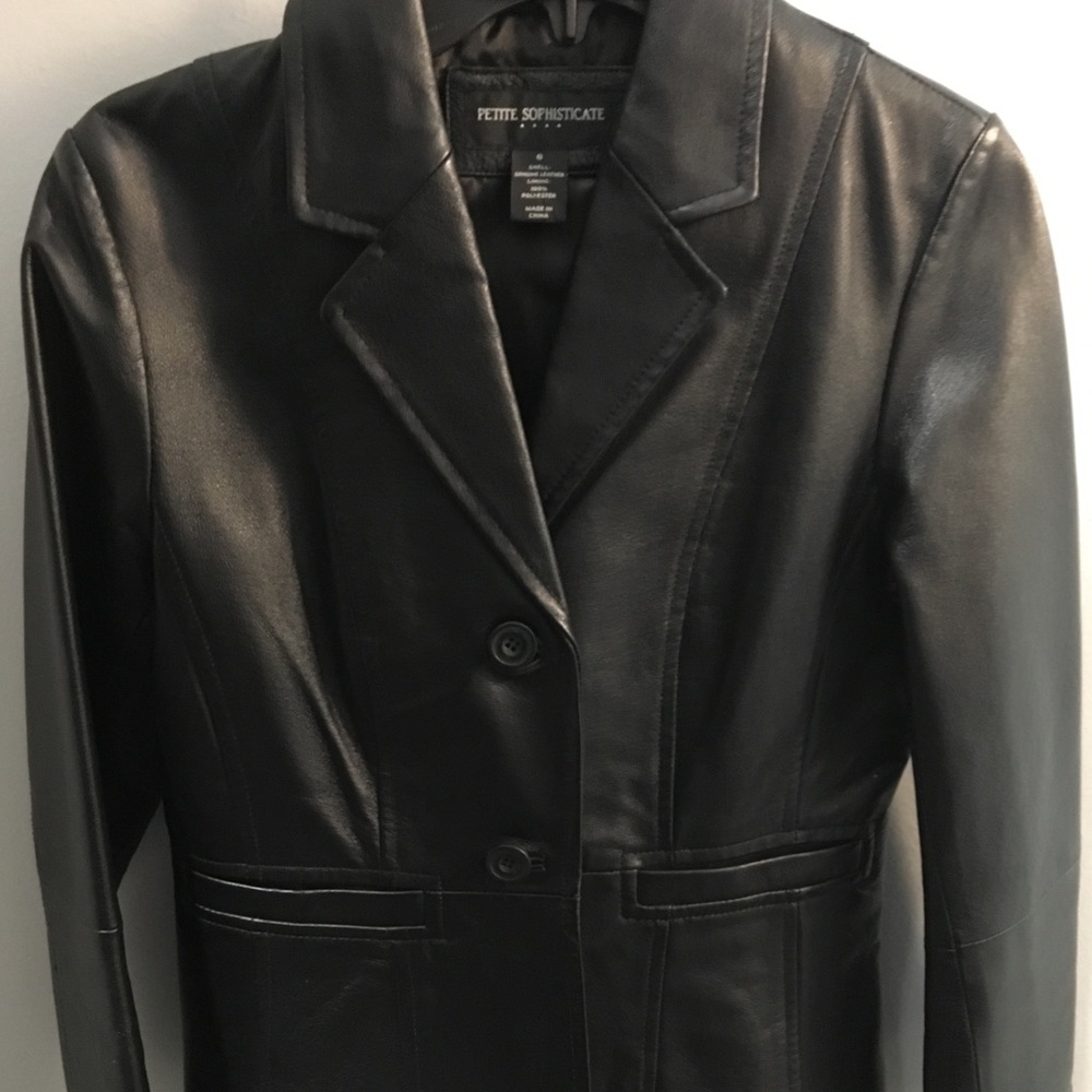 Petite Sophisticate REAL LEATHER JACKET
